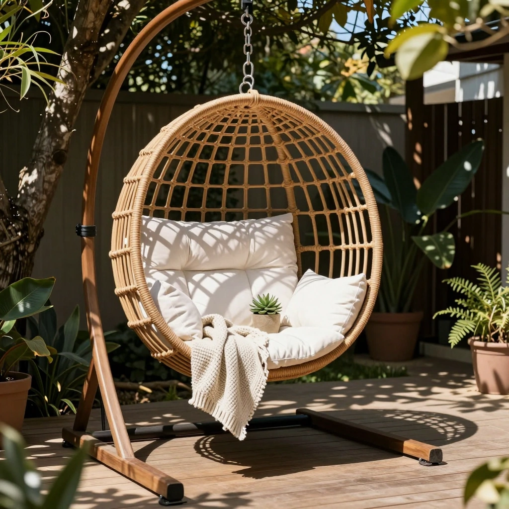 Hanging Egg Chair or Swing Chair