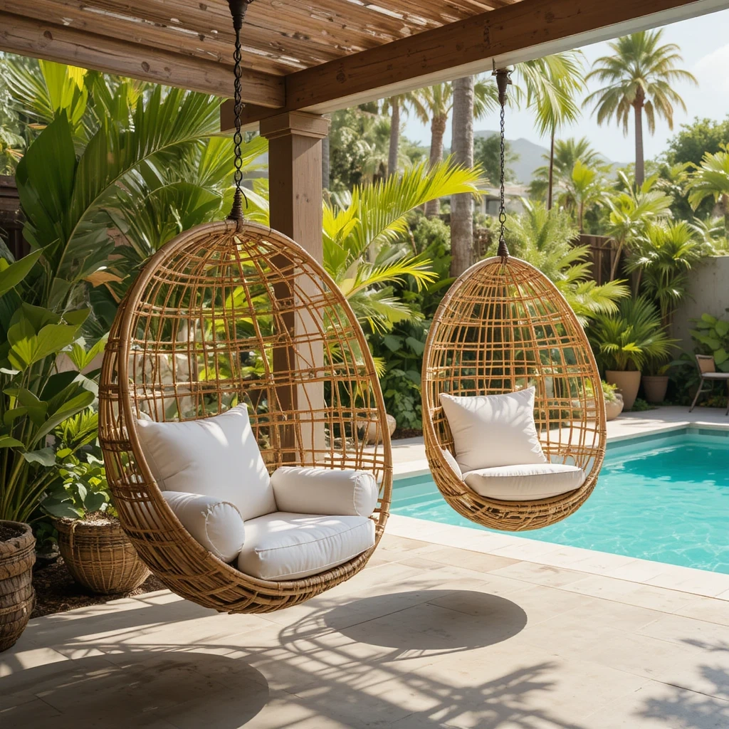 Hanging Egg Chair or Swing