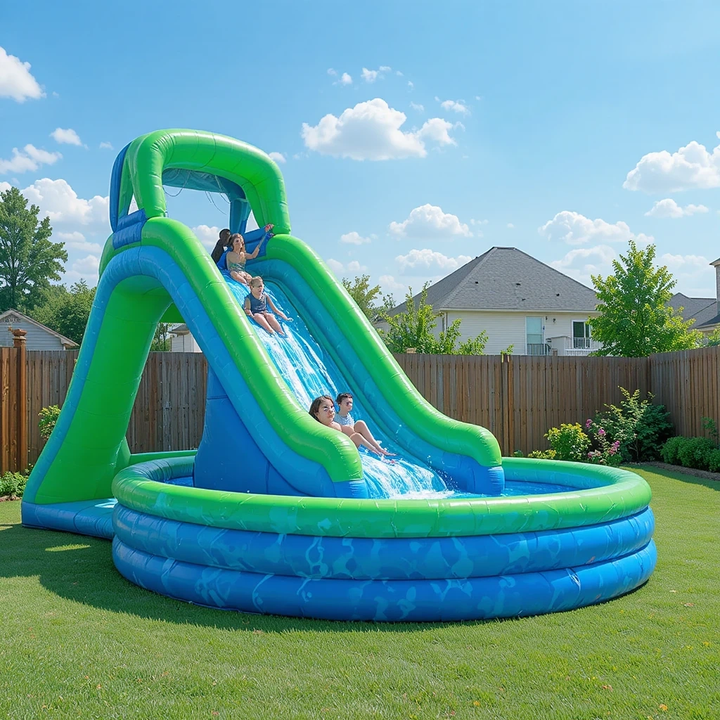 Inflatable Water Slide Attachment