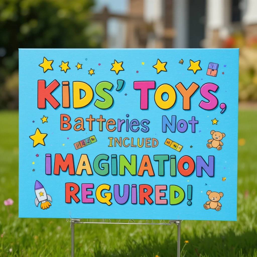 Kids' Toys: Batteries Not Included, Imagination Required