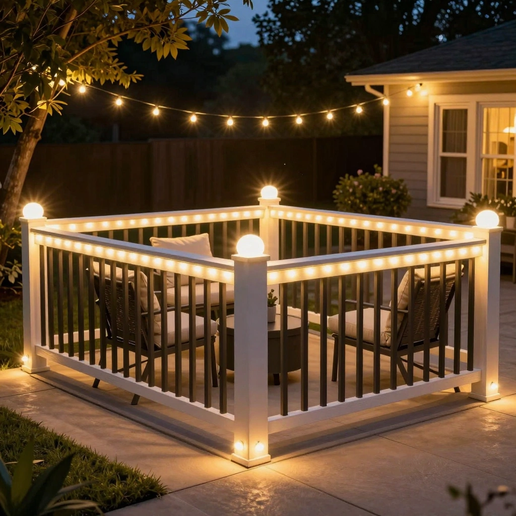 LED-Lit Railing
