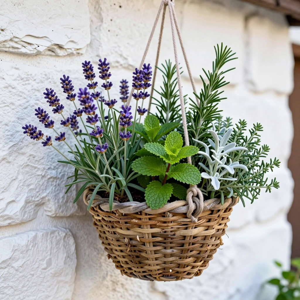 Lavender & Herb Scented Basket