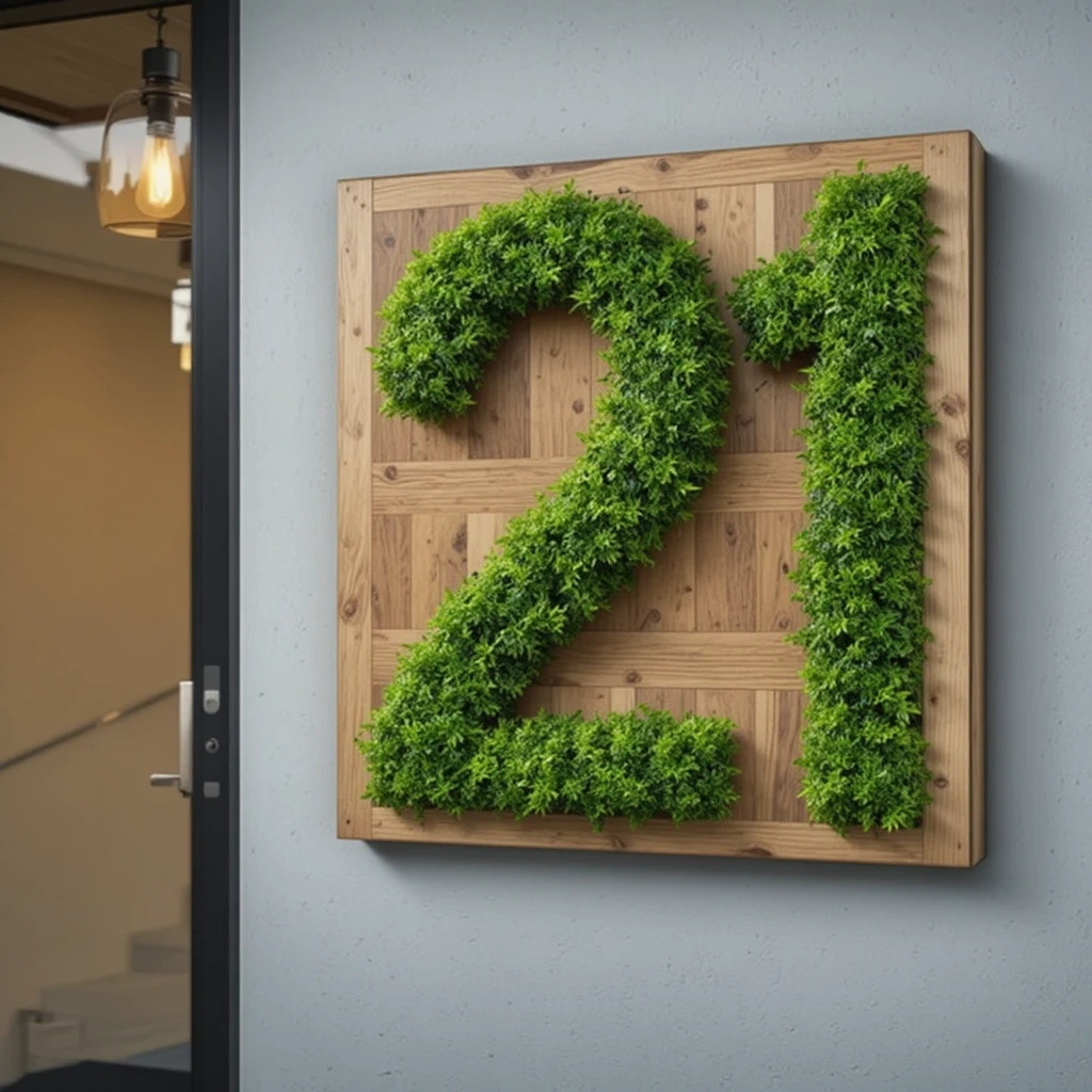 Living Wall Number Display