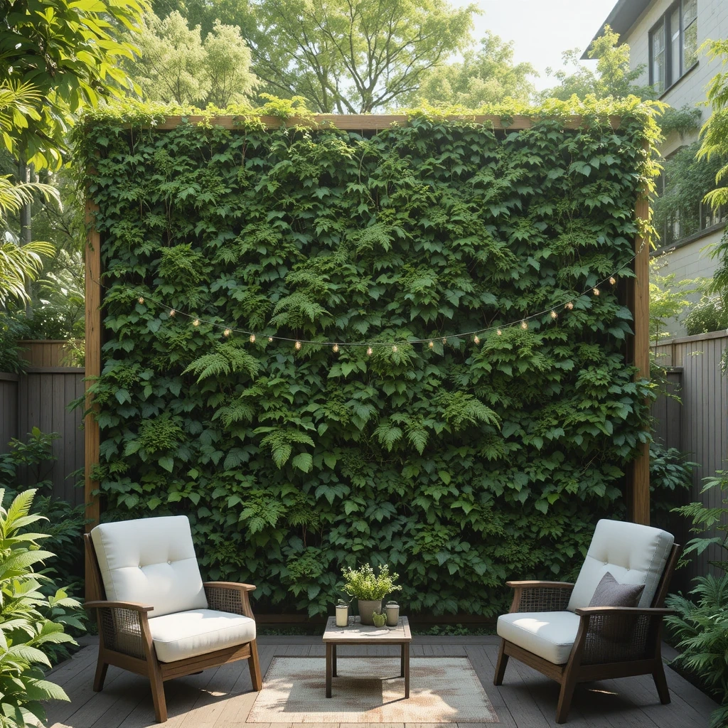 Living Wall or Green Privacy Hedge