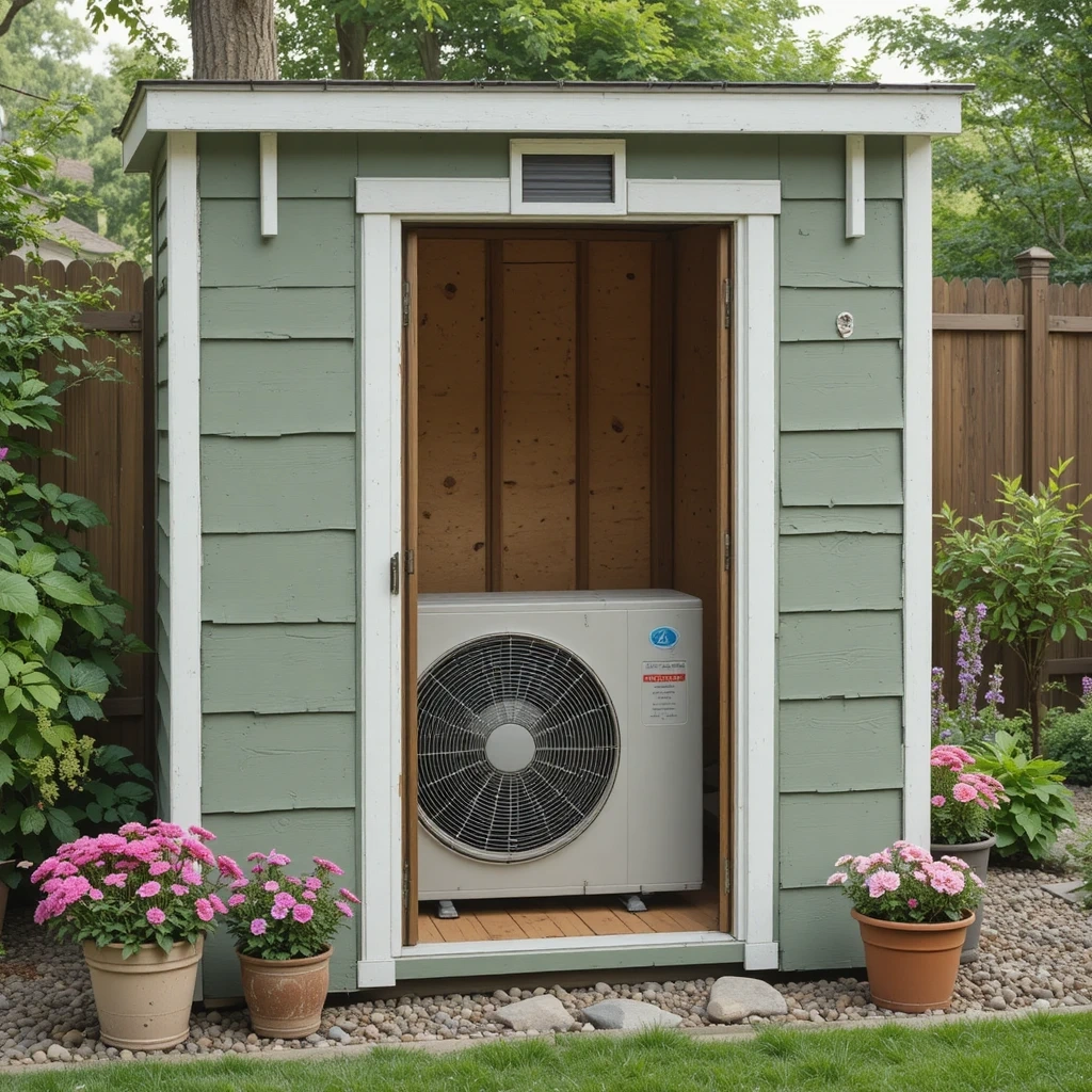 Mini Garden Shed Utility Cabinet