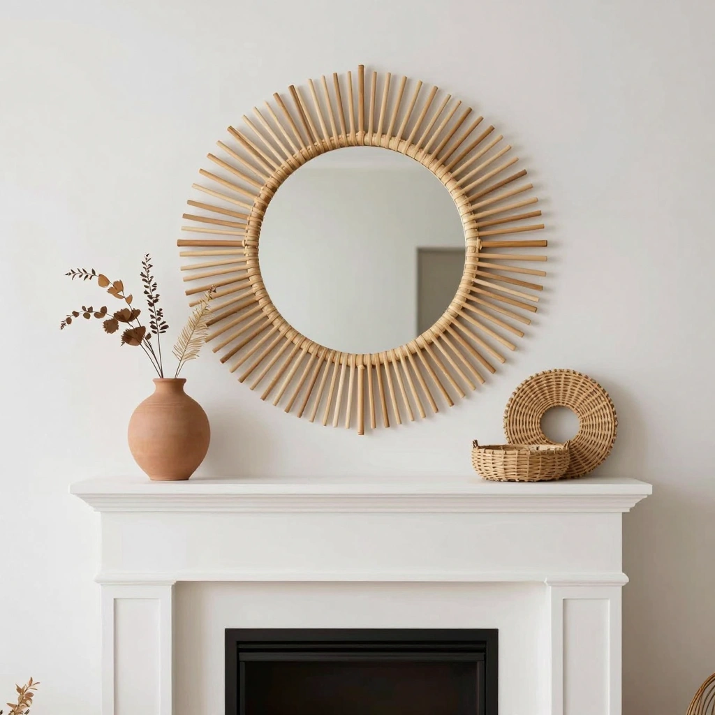 Minimalist Sun & Rattan Aesthetic