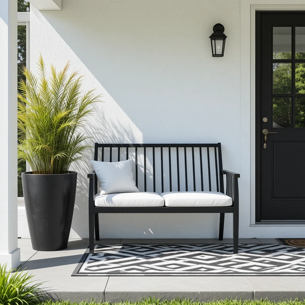 Modern Minimalist Summer Porch