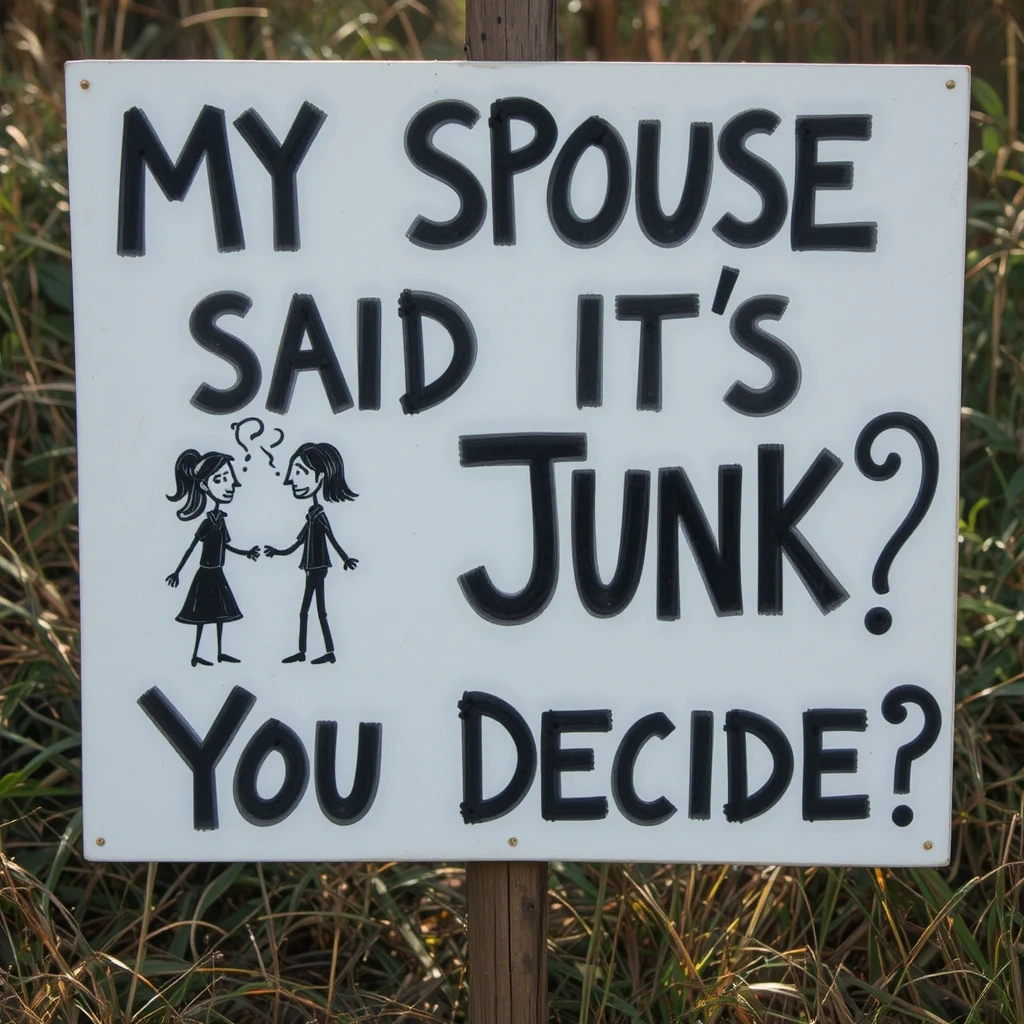 My Spouse Said It's Junk. You Decide