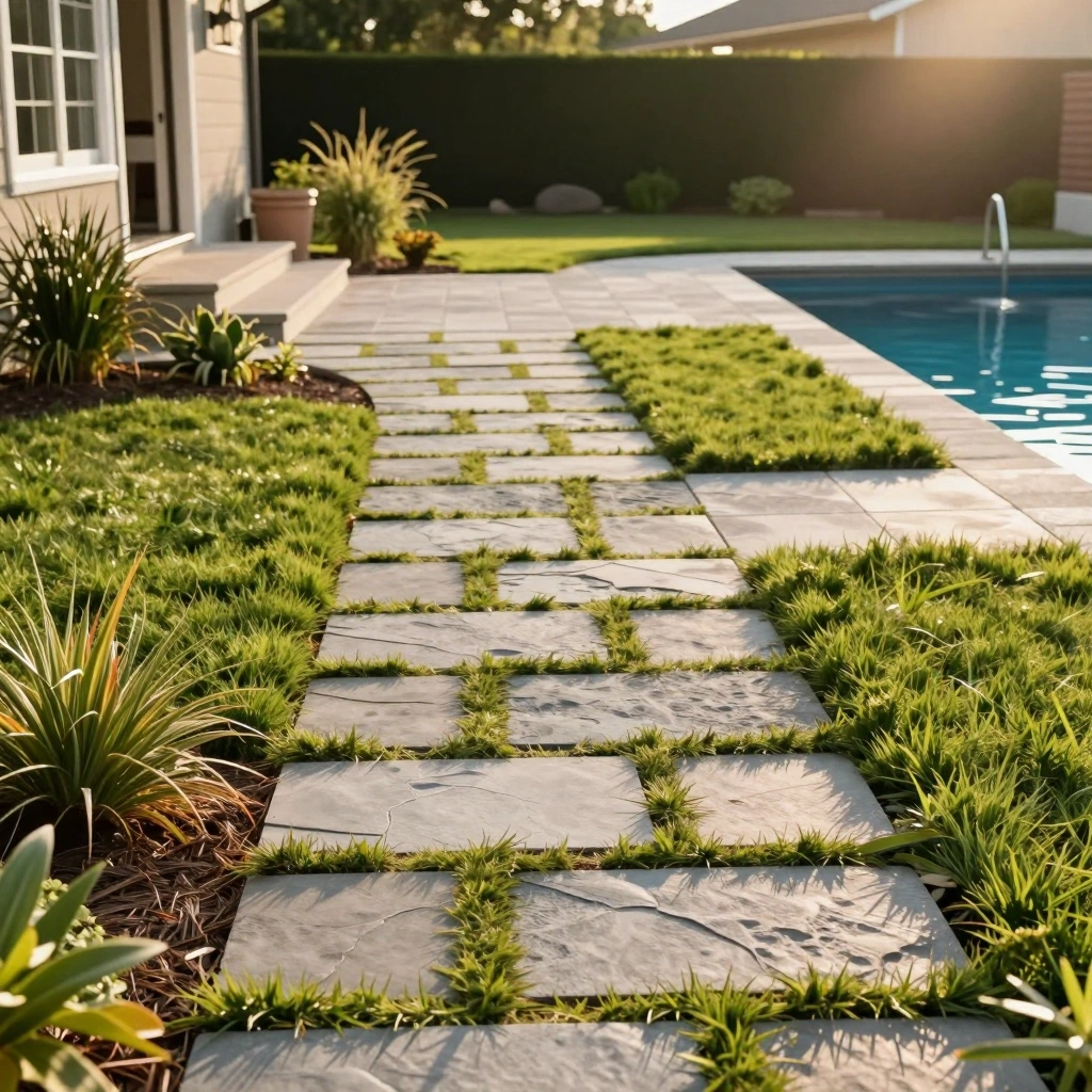 Natural Stone Pathway