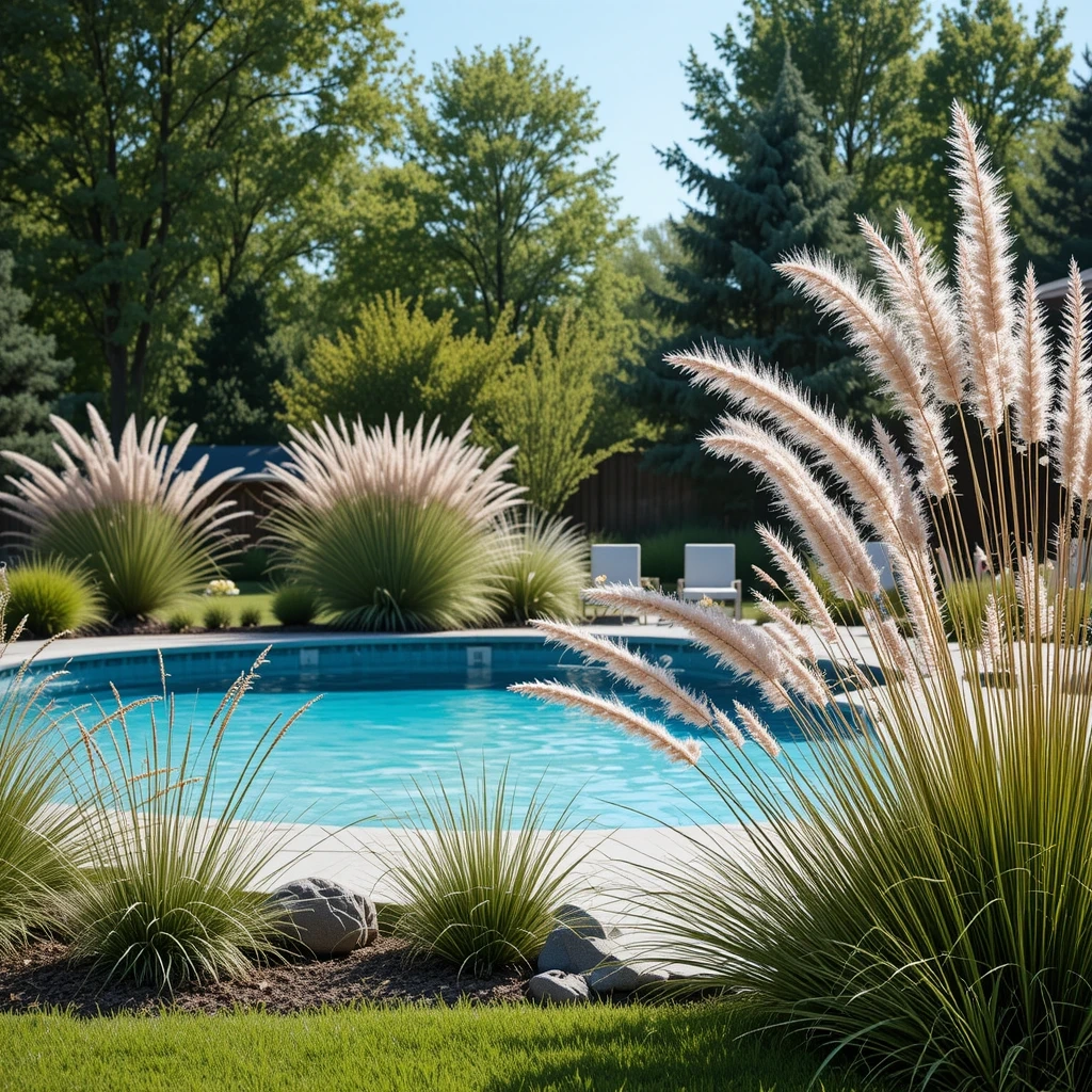 Ornamental Grass Border