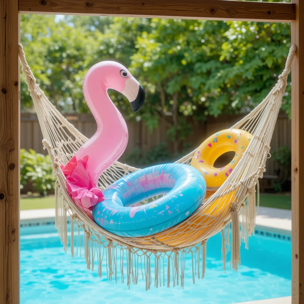 Outdoor Pool Float Hammock