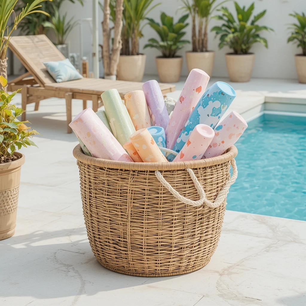 Oversized Wicker or Rattan Basket