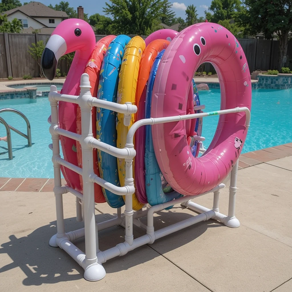 PVC Pipe Float Rack