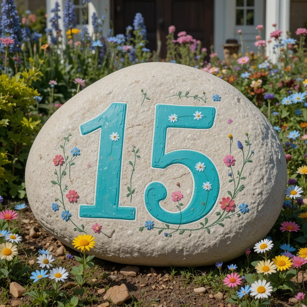 Painted Rock Garden Marker