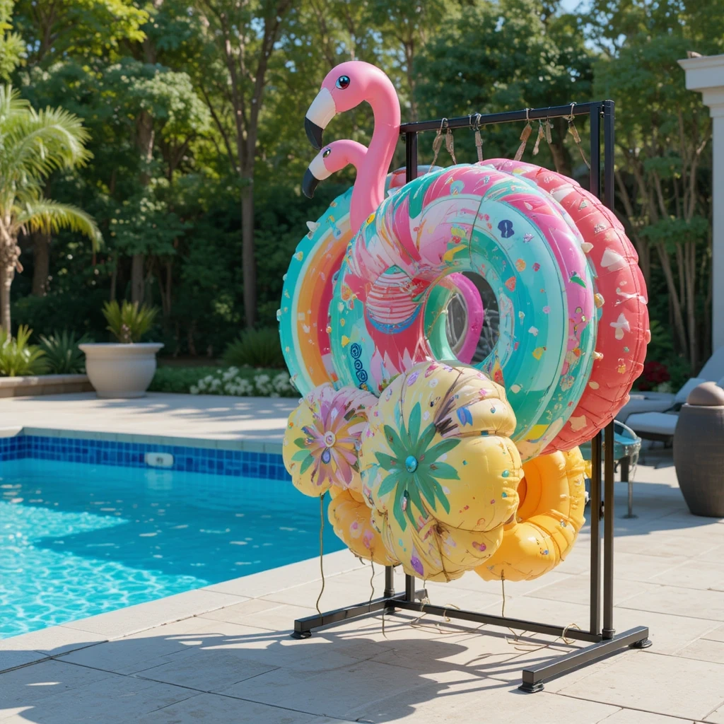Pool Float Storage Rack