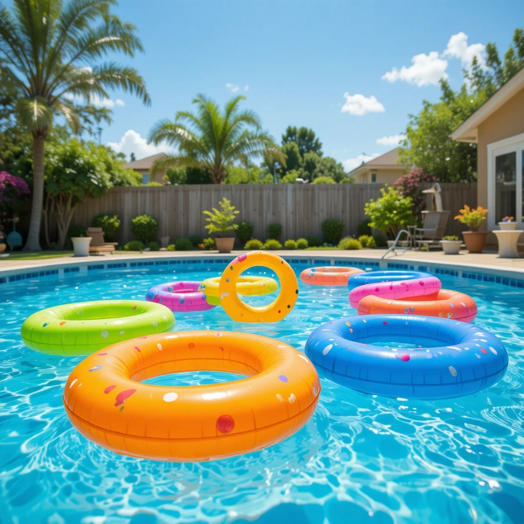 Pool Ring Toss Game Set