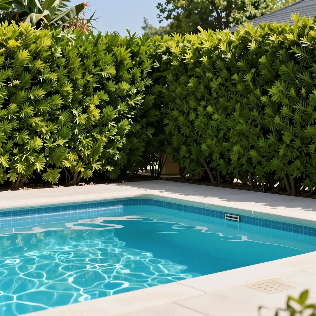 Privacy Hedge Wall