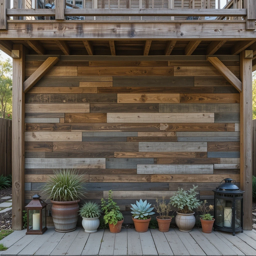 Reclaimed Wood Plank Panels