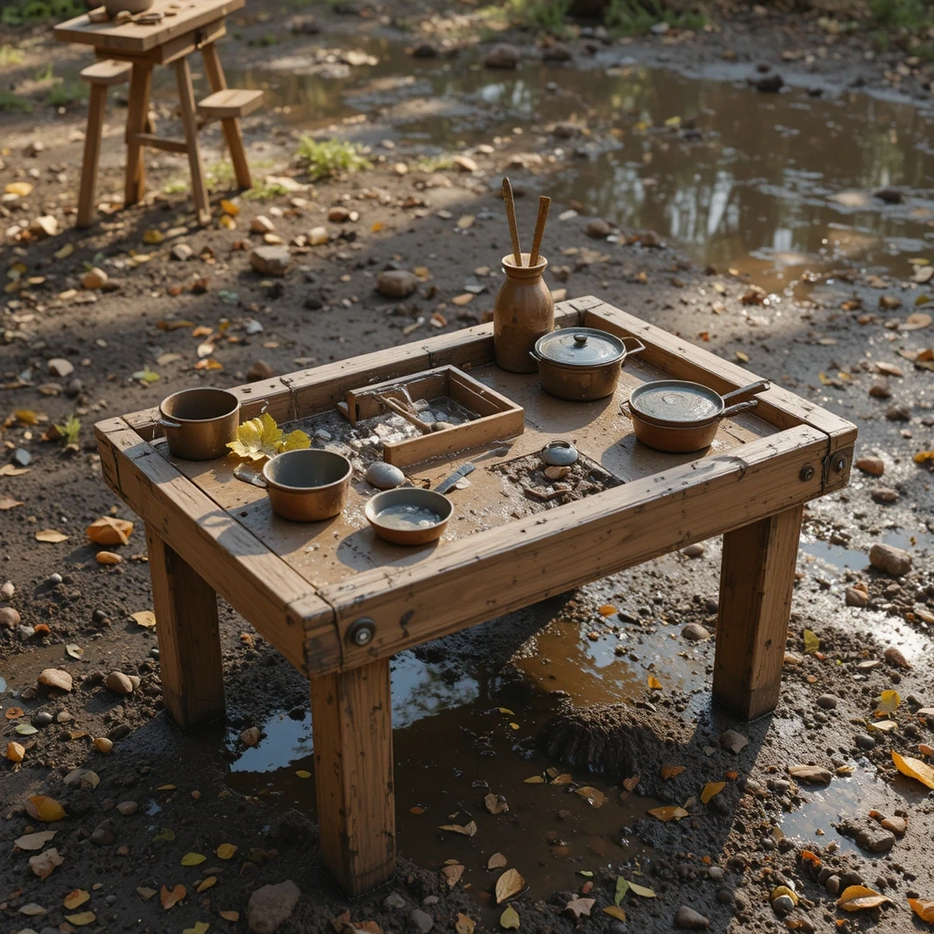 Sensory Mud Kitchen Splash Zone