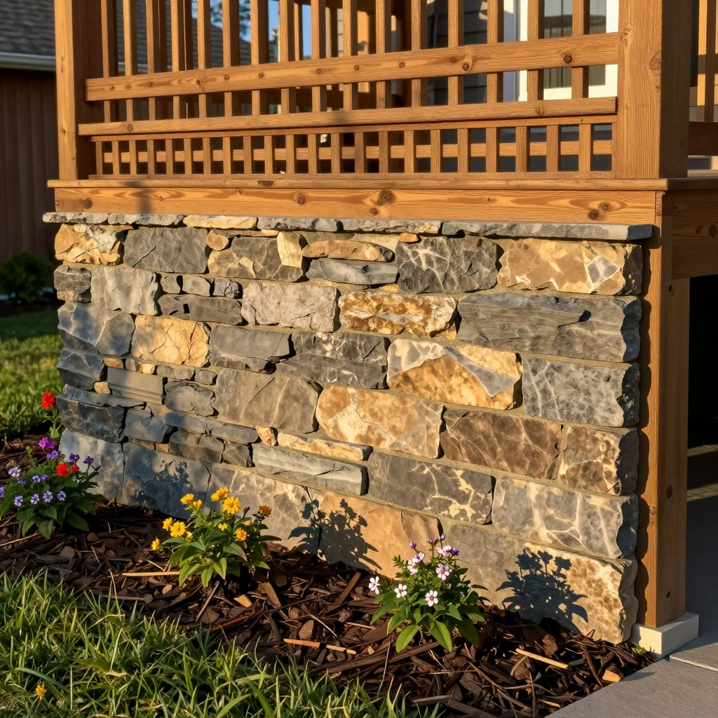 Stacked Stone or Faux Stone Veneer
