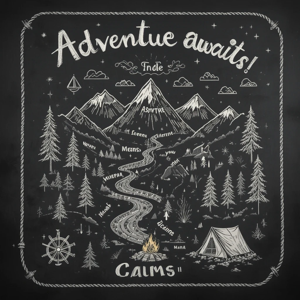 Summer Camp Adventure Map