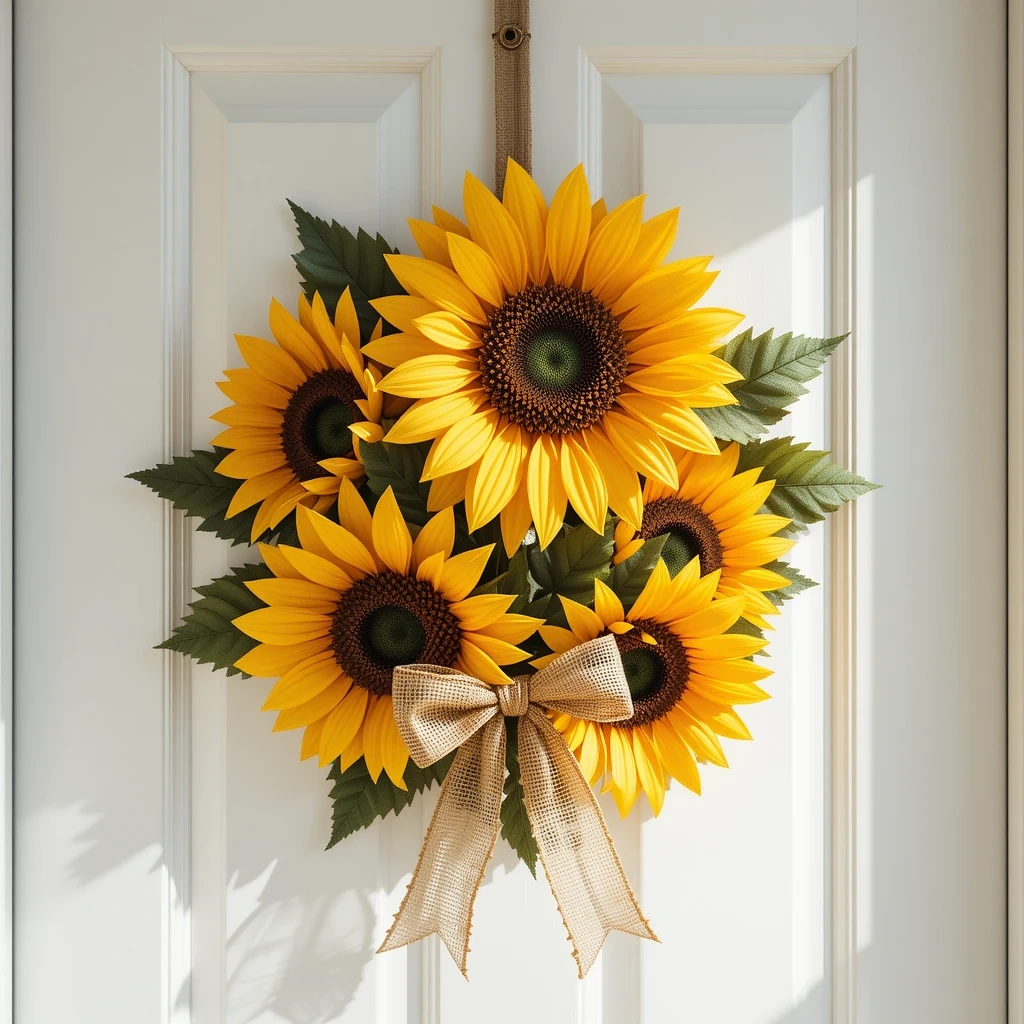 Sunflower Garden Door Hanger
