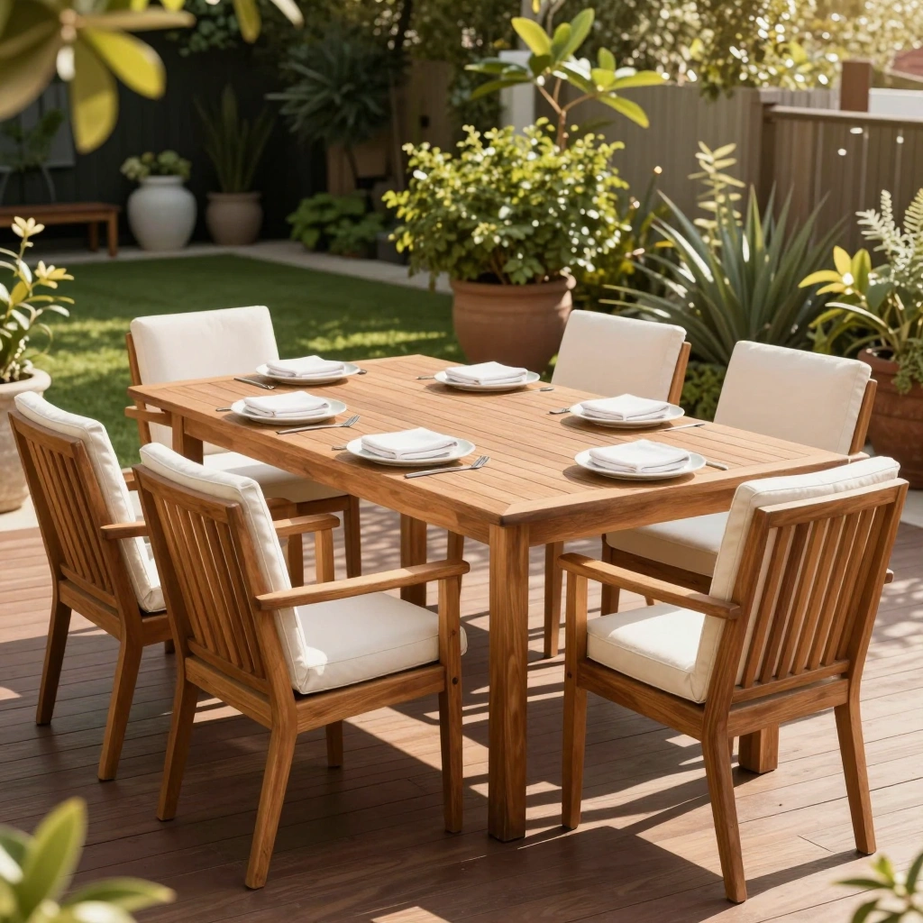 Teak Wood Dining Set