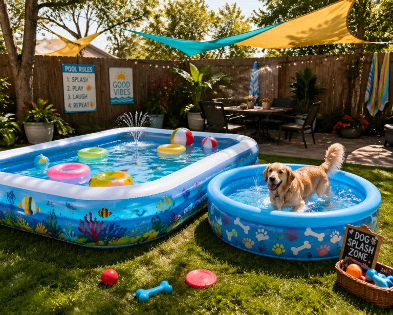 Inflatable Pool Ideas Backyard