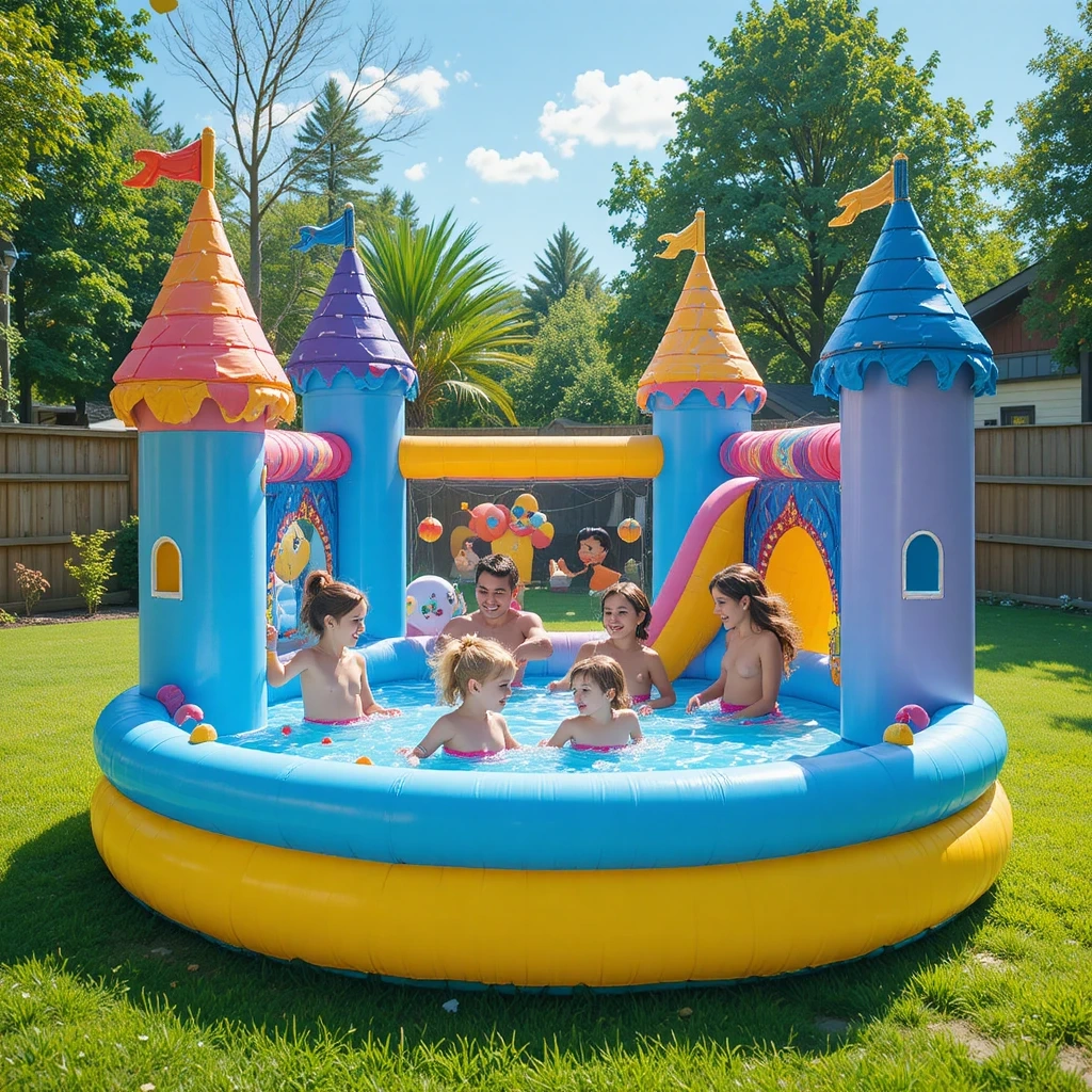 The Inflatable Castle Kiddie Pool