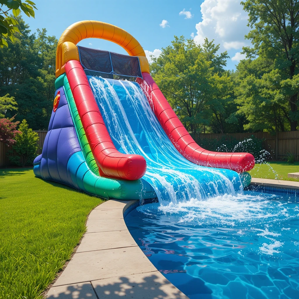 The Inflatable Slide & Pool Combo