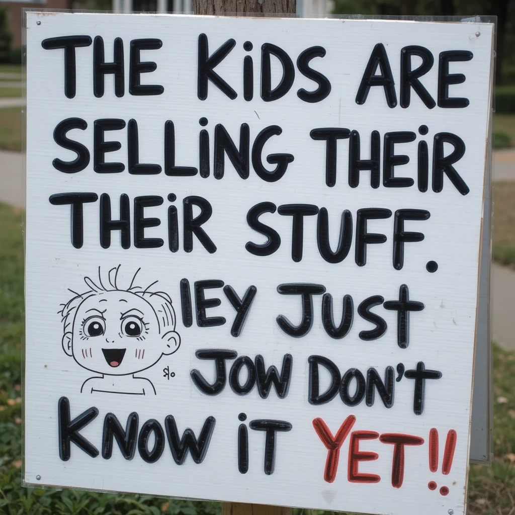 The Kids Are Selling Their Stuff