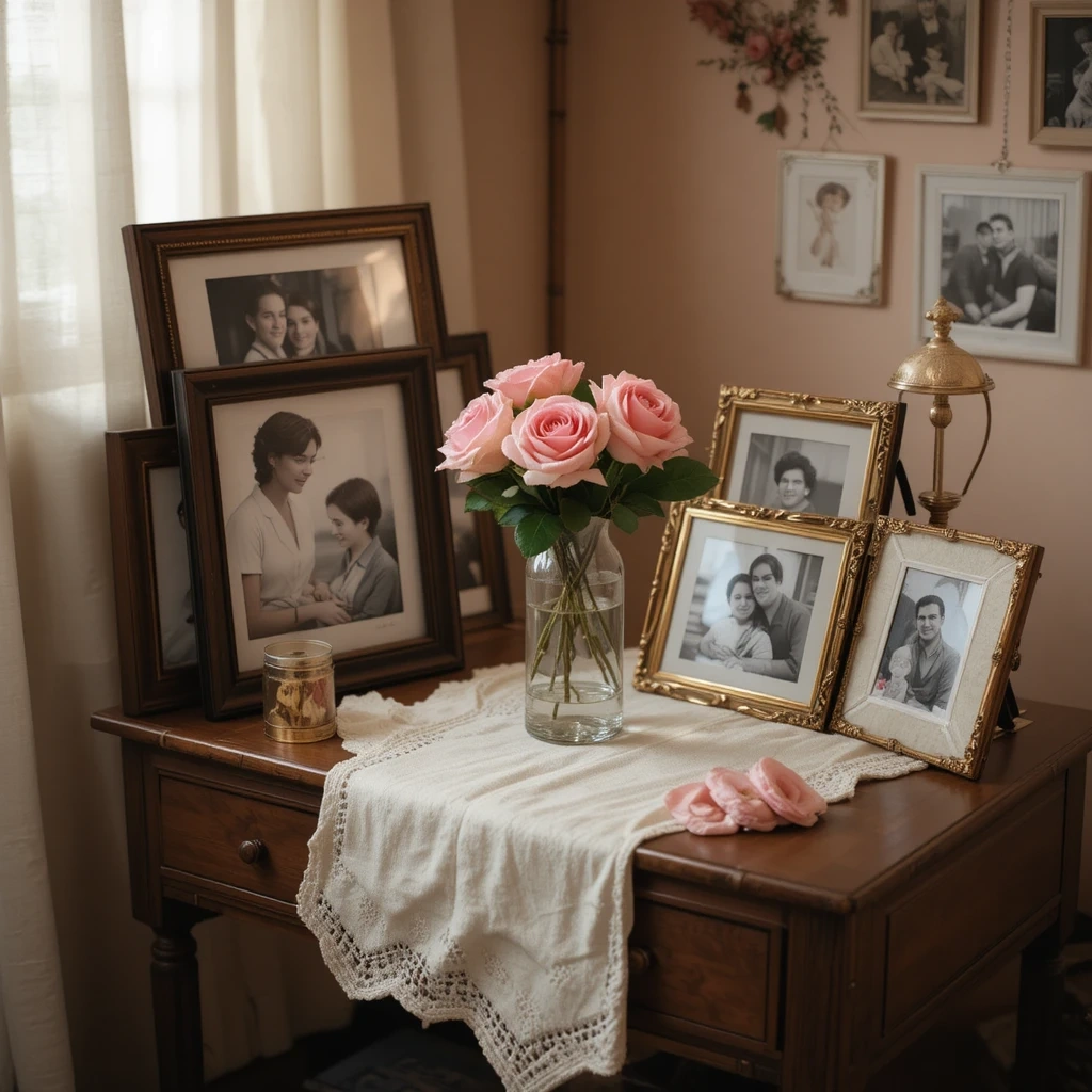 The Memory Lane Photo Table