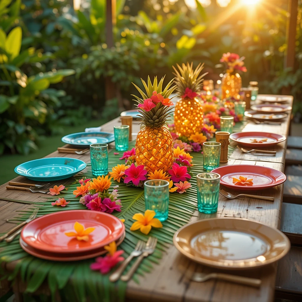 Tropical Hawaiian Luau