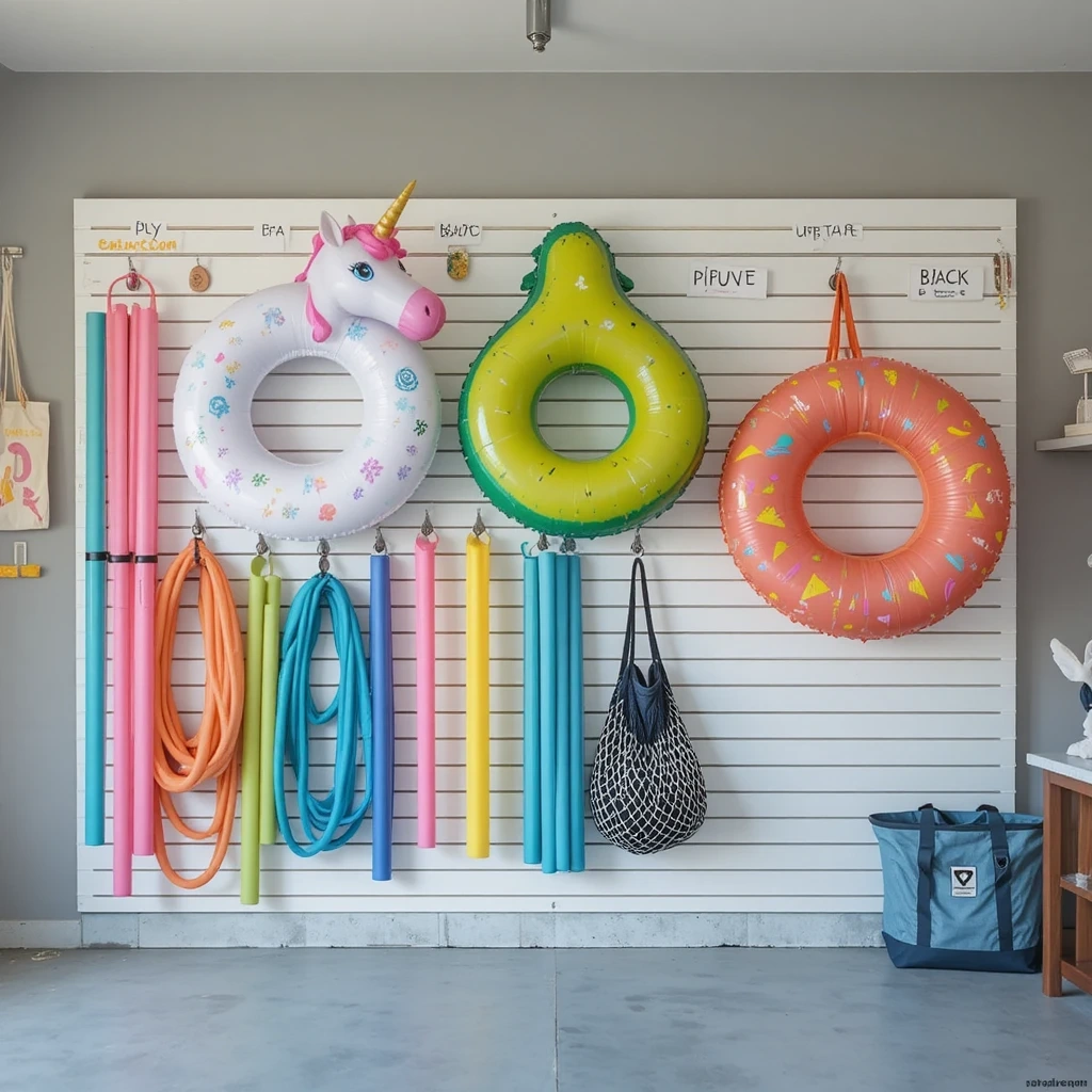 Wall-Mounted Hook Rail System