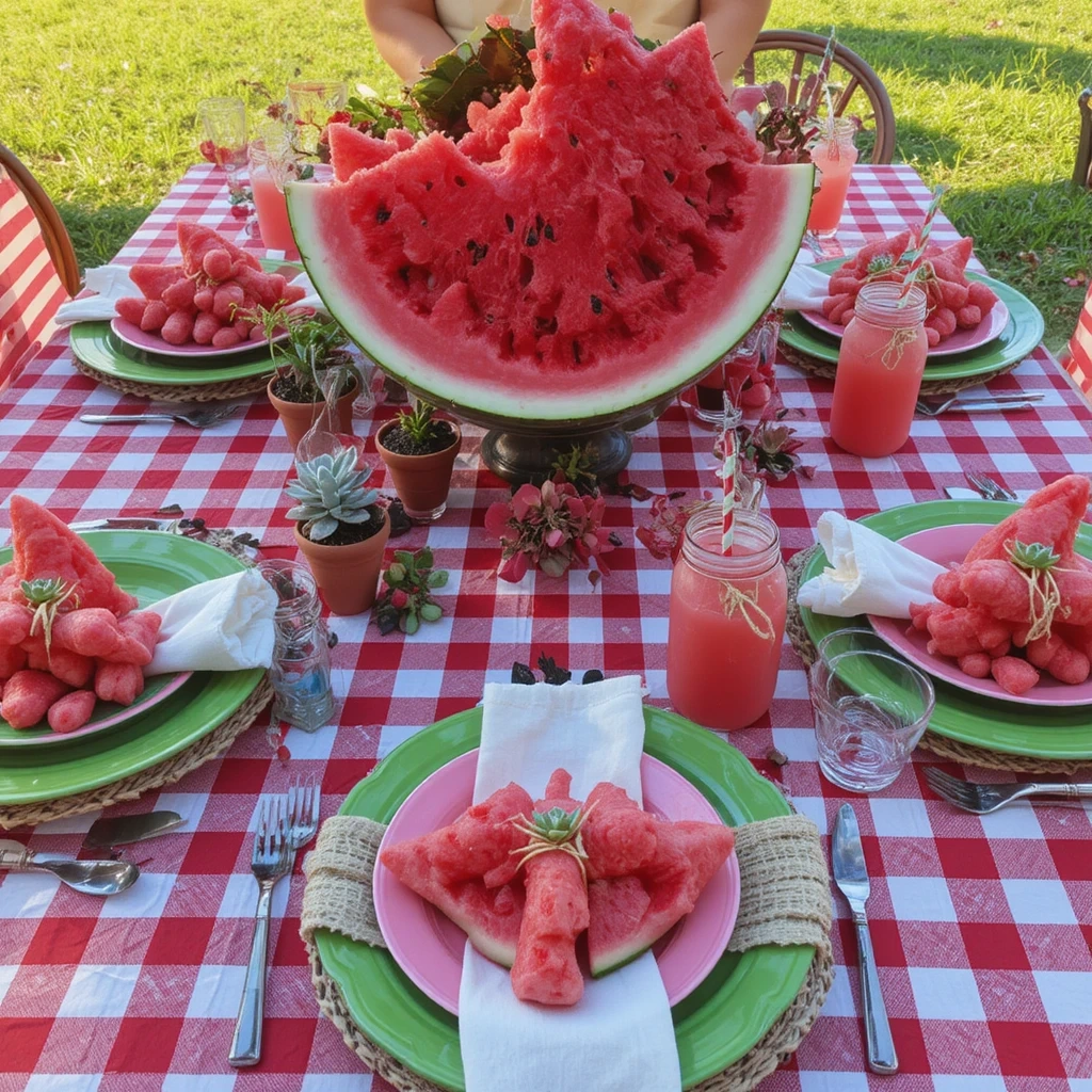 Watermelon Picnic Vibes