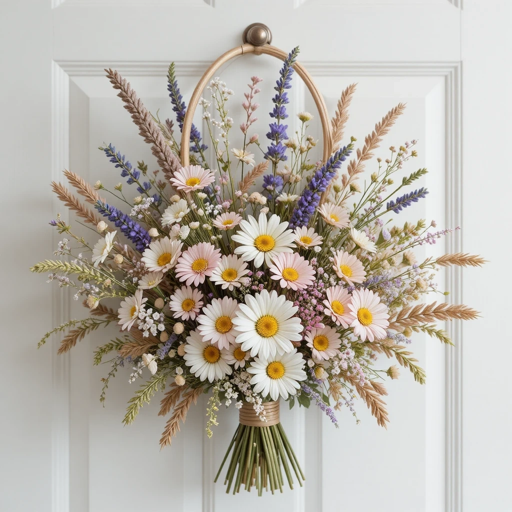 Wildflower Meadow Door Hanger
