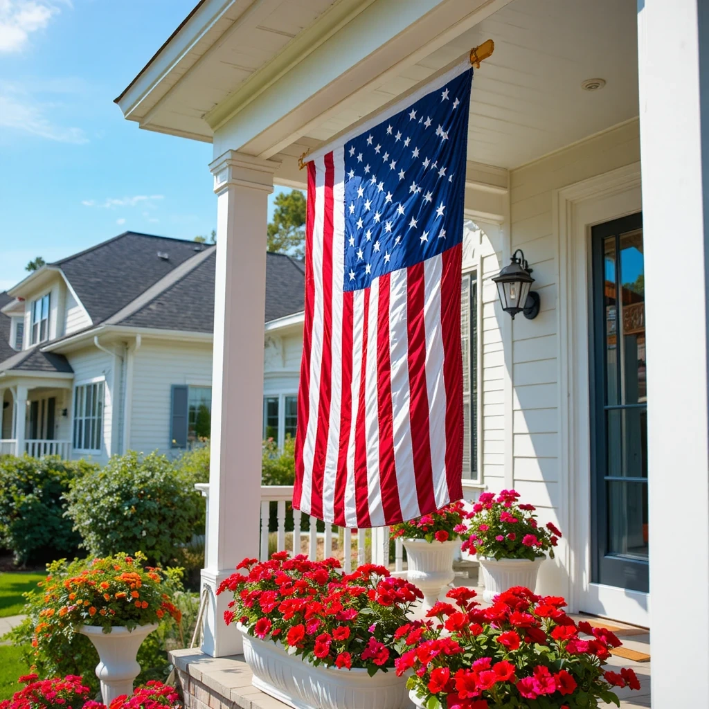 American Flag Display & Flagpole Decor