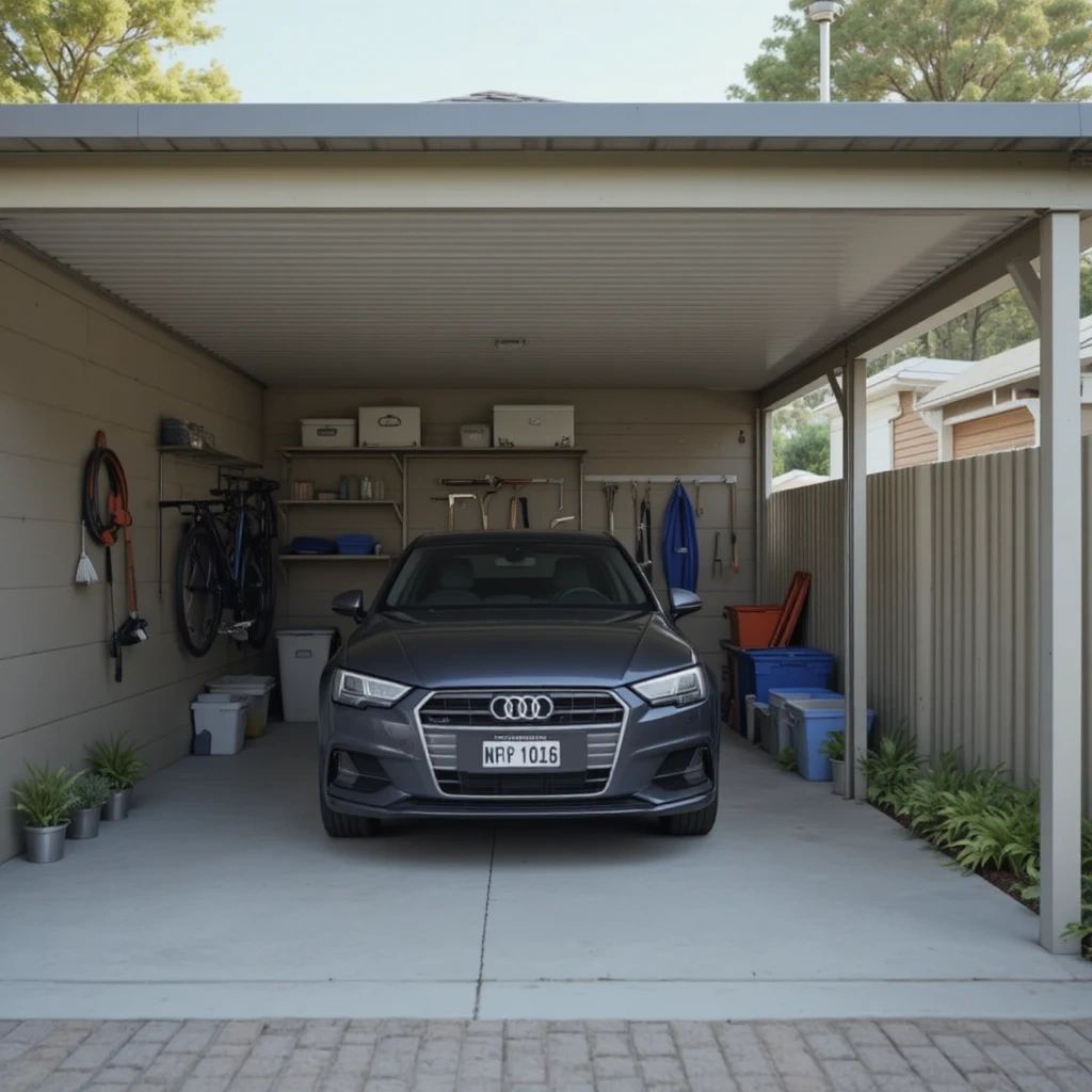 Carport With Storage