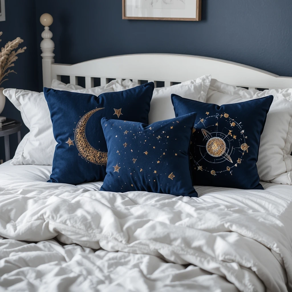 Celestial & Space-Themed Pillows