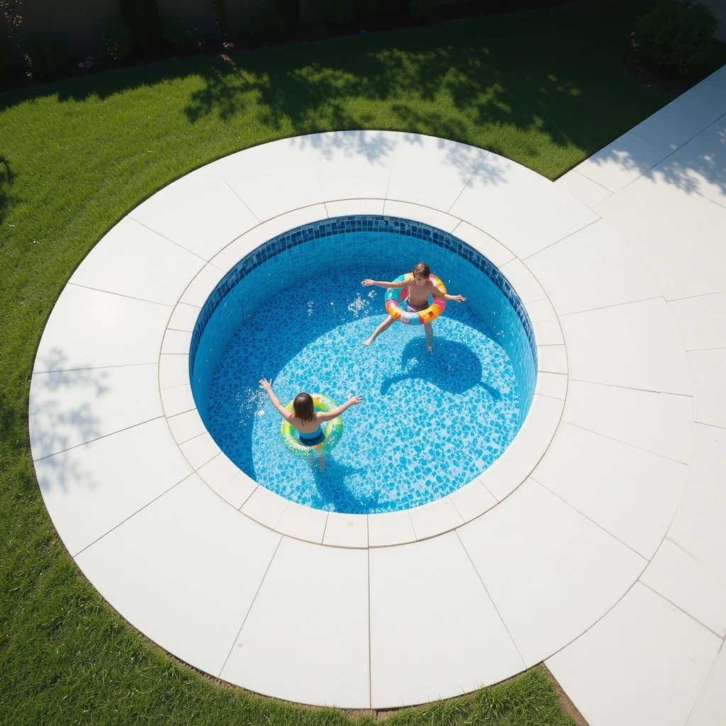 Circular Splash Pool