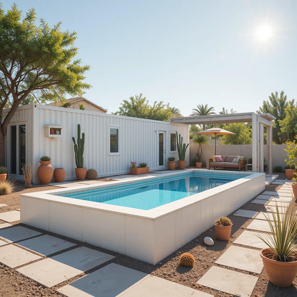 Container Pool for Hot Climates