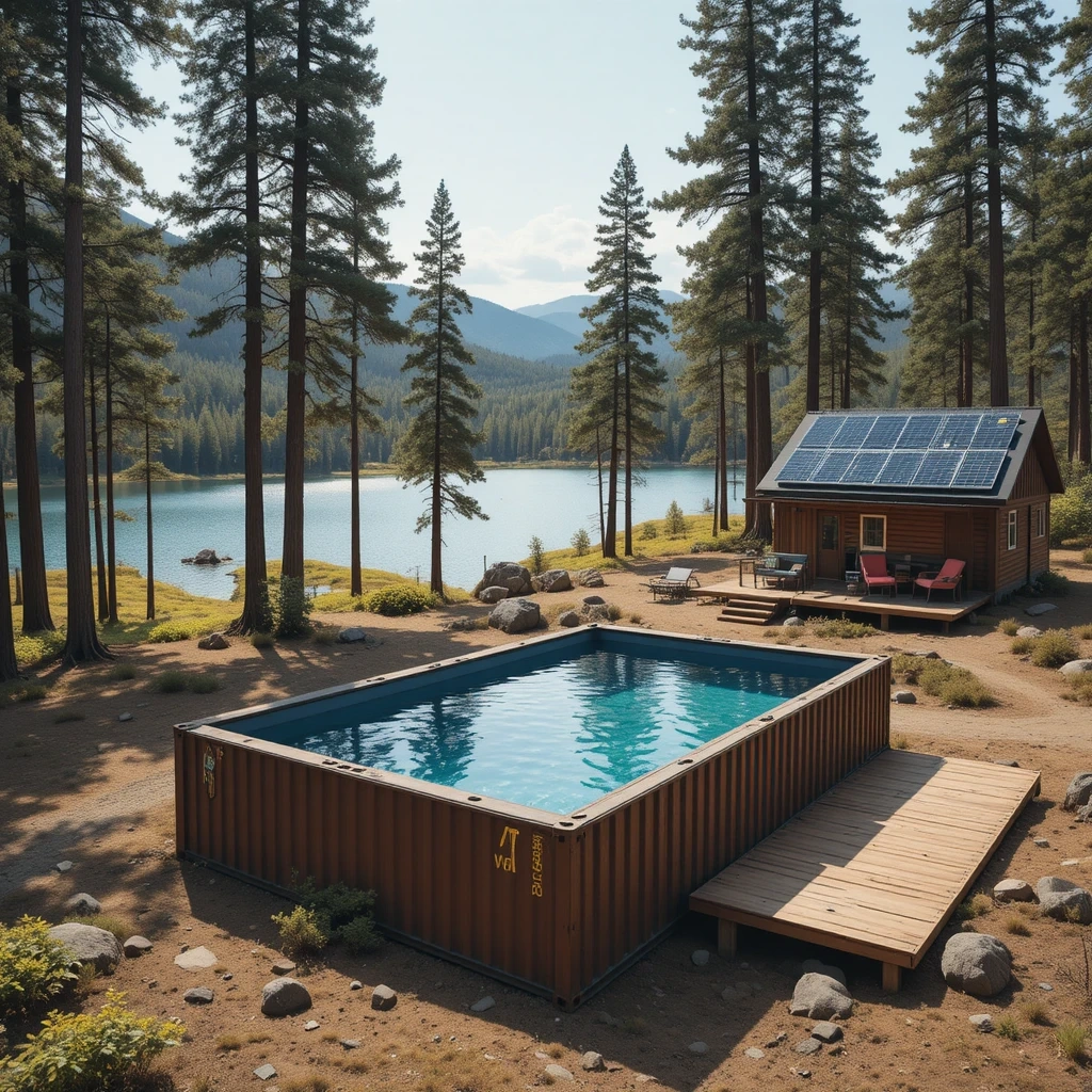 Container Pool for Vacation Properties