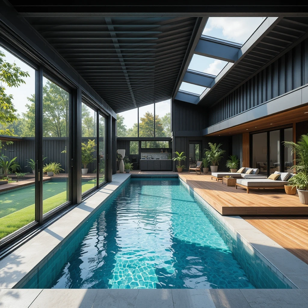 Container Spanning Two Spaces