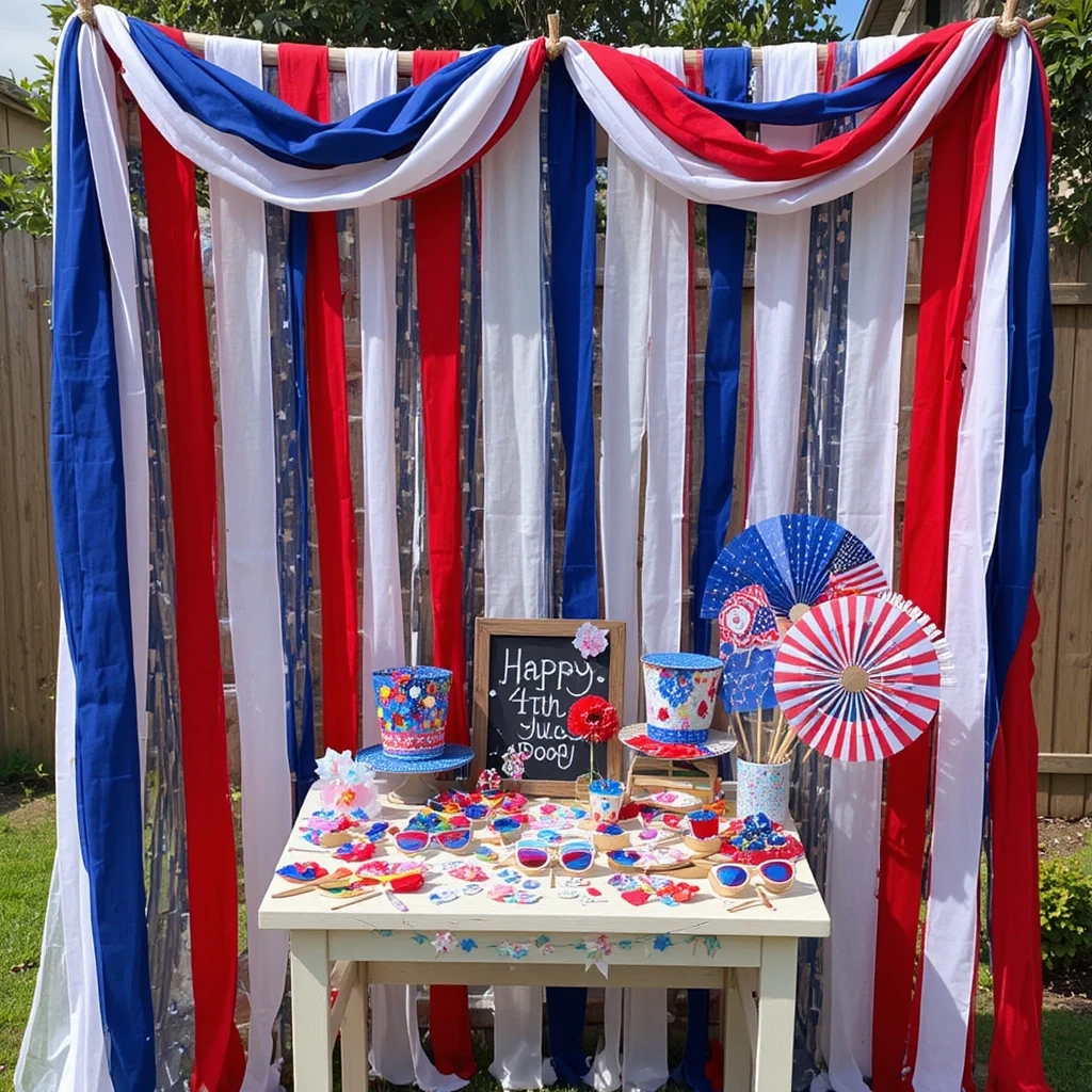 DIY Patriotic Photo Booth Corner