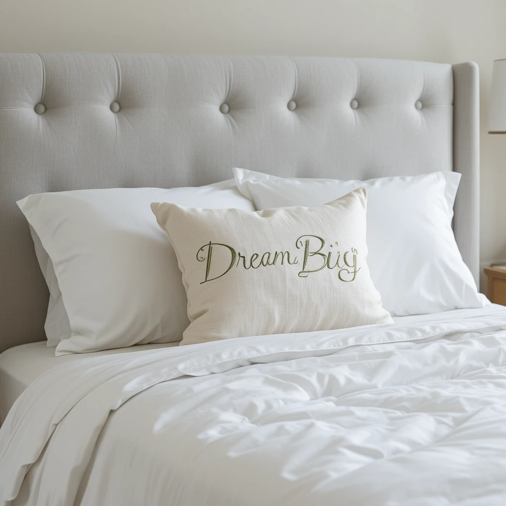 Embroidered Quote & Word Pillows