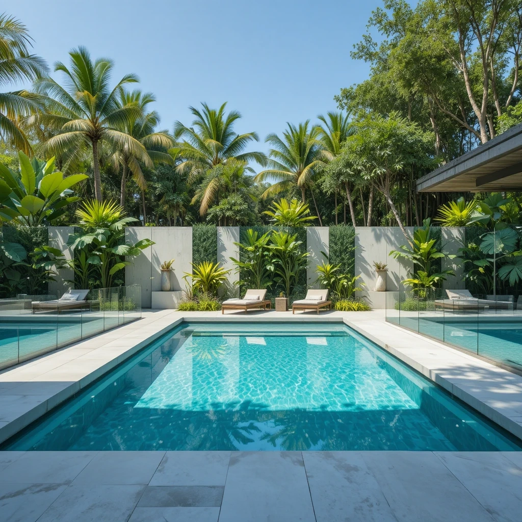 Glass Panel Pool Fence
