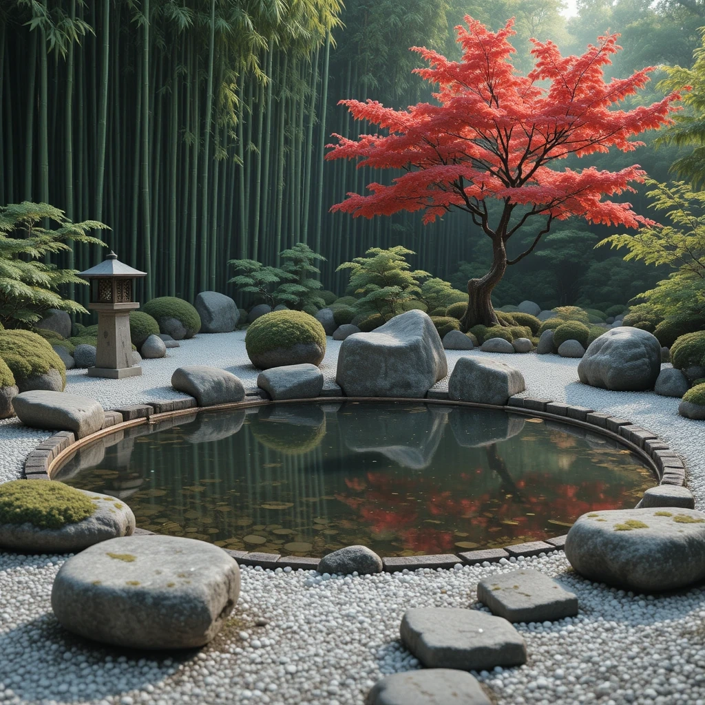 Japanese Zen Mini Reflection Pool