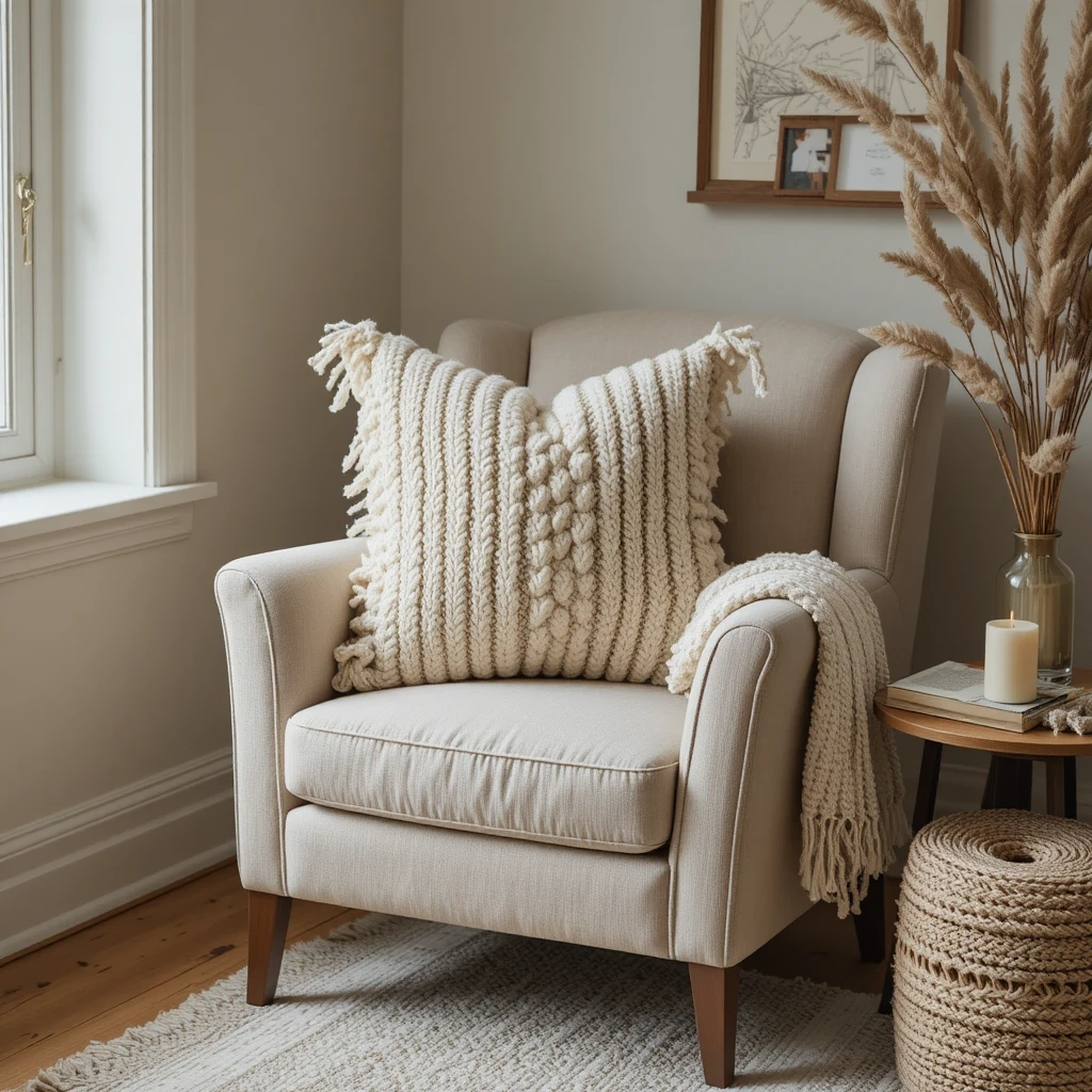 Knit & Chunky Woven Pillows