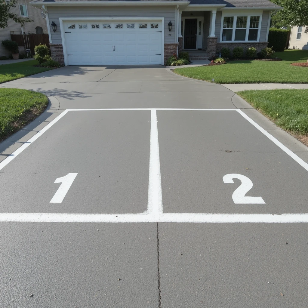 Painted Parking Bays