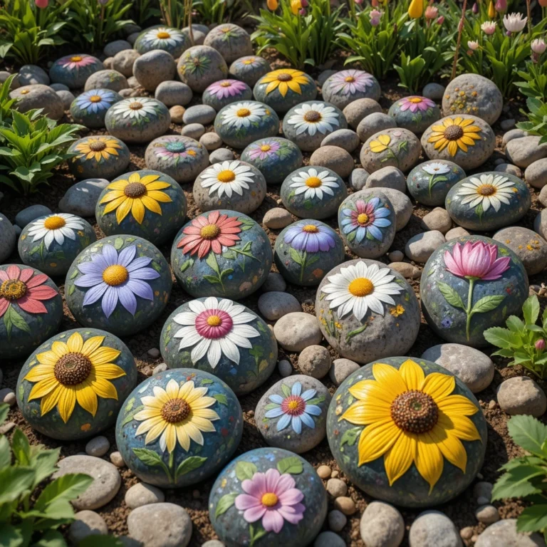 Garden Rock Art ideas